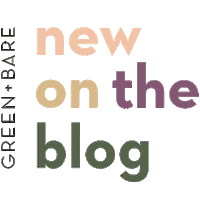 New On The Blog Sticker by Green + Bare