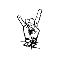 Rock Hand Sticker by Zotz