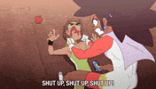 Pro Wrestling Shut Up GIF by Adult Swim