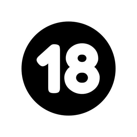 Number Blanco Sticker