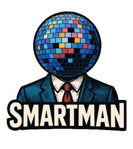 House Music Smart Man Sticker