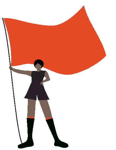 Protest Empowerment Sticker by Rosa-Luxemburg-Stiftung