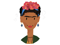 Frida Kahlo Art Sticker