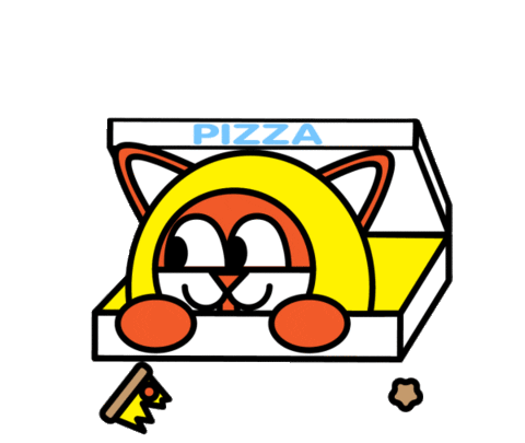 Happy Cat Sticker by Poncho