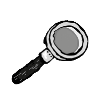 Förstoringsglas Sticker by LasseMajas Detektivbyrå