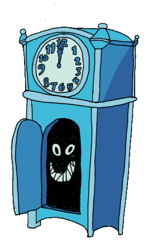 Haunted House Halloween Sticker by Danielle Chenette