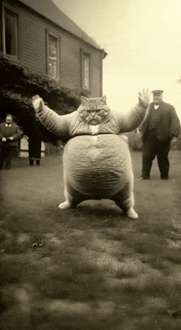 cursejourney giphyupload cat funny cat dancing cat GIF