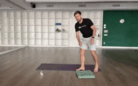 Yoga Pose Back Care GIF by YOGABODY