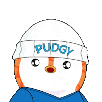 Shocked Monday Morning Sticker by Pudgy Penguins