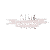 Give Thanks Love Sticker