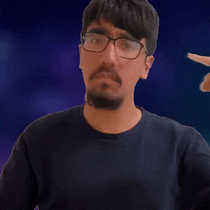 Pointing left