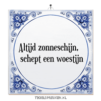 Hoop Spreuk Sticker by Tegelspreuken.nl