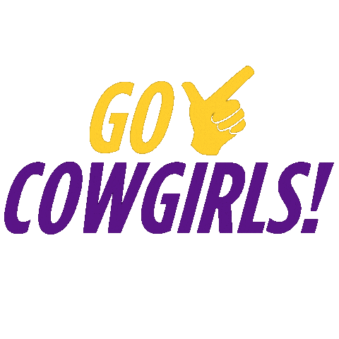 Cowgirls Hsu Sticker by Hardin-Simmons University