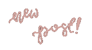 Pink New Post Sticker