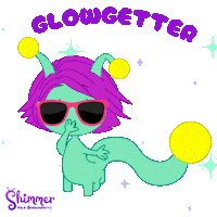 Glow Main Character Sticker by ShimmertheGlowworm