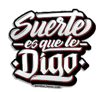 AndresCraft lettering colombia lucky frases Sticker