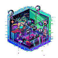 Art Pixel Sticker