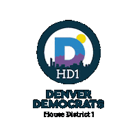 denverdemocrats democrats denverdems denverdemocrats hd1 Sticker