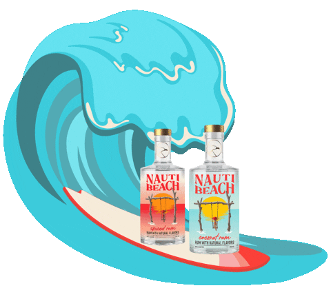 Summer Beach Sticker by Drink Nauti
