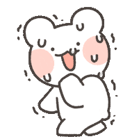 Bear Shivering Sticker