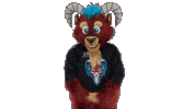 Hockey Mascot Sticker by New Mexico Goatheads