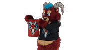 Hockey Mascot Sticker by New Mexico Goatheads
