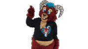 Hockey Mascot Sticker by New Mexico Goatheads