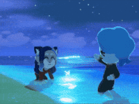 Splashing Tomodachi Life GIF