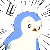 Scared Oh No Sticker by Pudgy Penguins