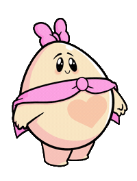 Iggytheegg hi wave egg iggy Sticker