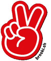 brockich cool peace hand secondhand Sticker