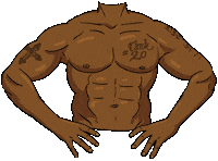 One Man Flex Sticker by Blackground Records 2.0