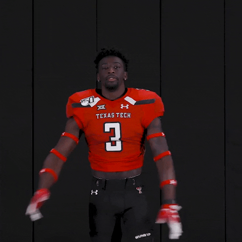 Texas Tech Red Raiders Football Reaction Pack GIF by Texas Tech Football