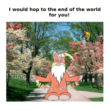 Easter Gnomes GIF