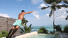 happy palm trees GIF