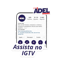 AdelVeiculos youtube delivery carro post novo Sticker