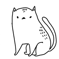 black and white nom GIF by MAJASBOK