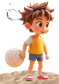Sand Castles Basketball Sticker