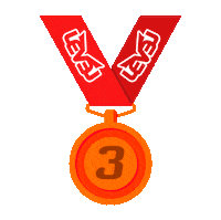 Gold Medal Medalla Plata Sticker by Level