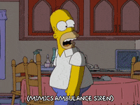 leaving homer simpson GIF