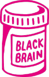 blackbrain new shop tap blackbrain Sticker