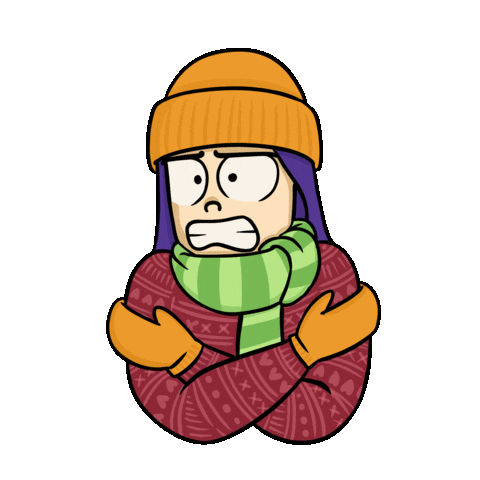 Freezing Cold Weather Sticker