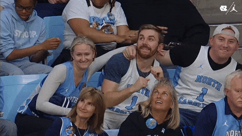 University Of North Carolina Basketball GIF by UNC Tar Heels