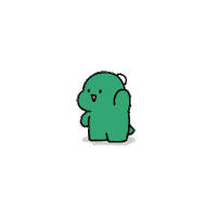 Lonely Dinosaur Sticker by GONRYON._.O