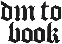 Booking Old English Sticker