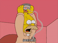 Season 16 Smoke GIF by The Simpsons