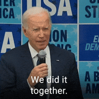 We did it together.