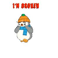 Break Up Crying Sticker by Pudgy Penguins