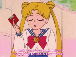 Sailor Moon Computer GIF