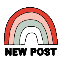 rainbow swipe up Sticker by Unblushing